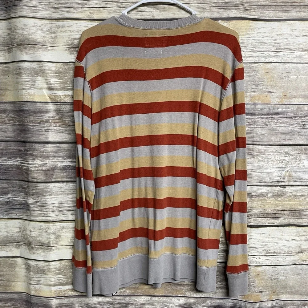 The North Face‎ Men's Medium Striped Long Sleeve Shirt Pullover Sweater Preppy